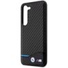 Etui Do Samsung Galaxy S23 Plus BMW Skórzane Carbon Czarne