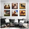 Art Picture Nordic Home Decor Canvas Painting Modern Cuadros Decoracion Beautiful Horse Wall Pictures Poster Cute