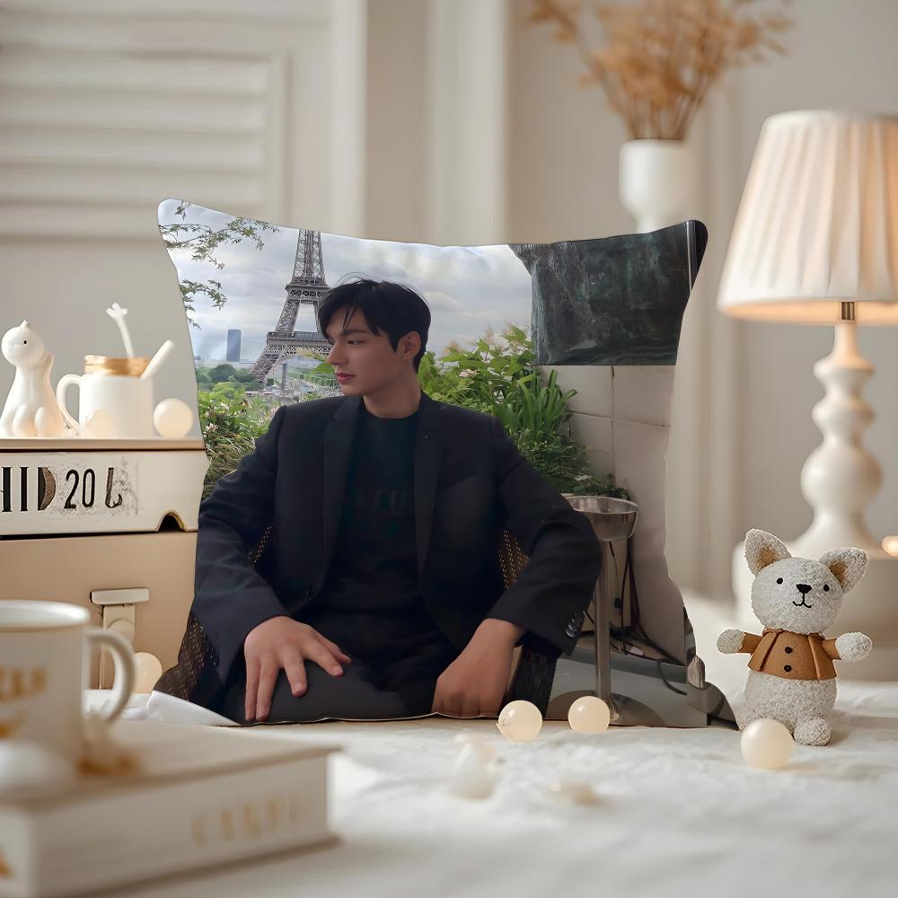 Lee Minho Actor Cushion Cover Pattern Printed Pillowcase For Living Room Sofa Cushion Cover & Bedroom Decor