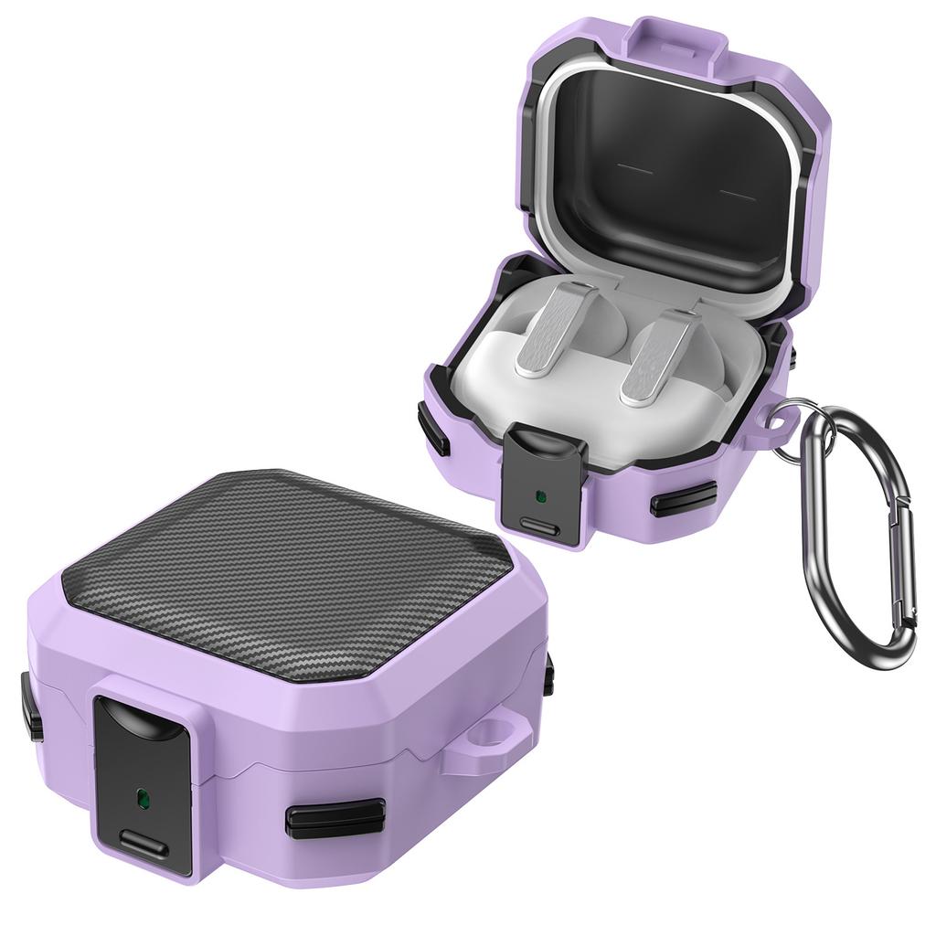 Applicable Galaxy Buds4 All-inclusive Anti-drop Earphone Cover Samsung Buds4pro Button Lock Bluetooth Earphone Case