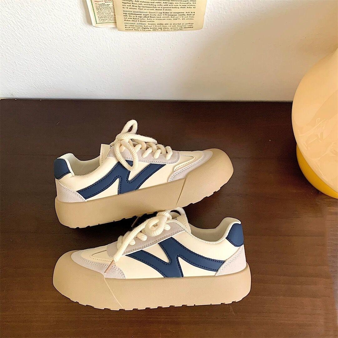 

2024 new niche commuter super fire thick-soled fluffy shoes women s light and versatile casual fashion board shoes flat shoes 40 синий