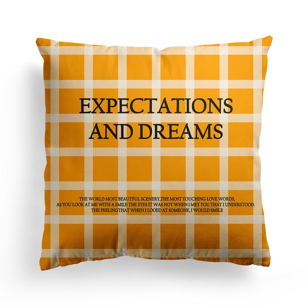 Water-Repellent Pillow Case Anti-Fouling And Anti-Membrane Printing Polyester Pillow Case Living Room Home Sofa Cushion Cover