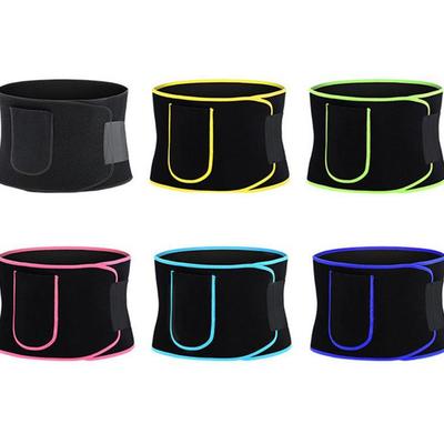 Neoprene Cross-Border Fitness Waist Belt: Colorful, Breathable, Heating, Sweat-Enhancing Abdominal Support.