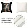 Giraffe Couple And Giraffes With Flower Hats Cushion Covers Polyester pillowcase, sofa decorative cushion cov Headboard Pillow