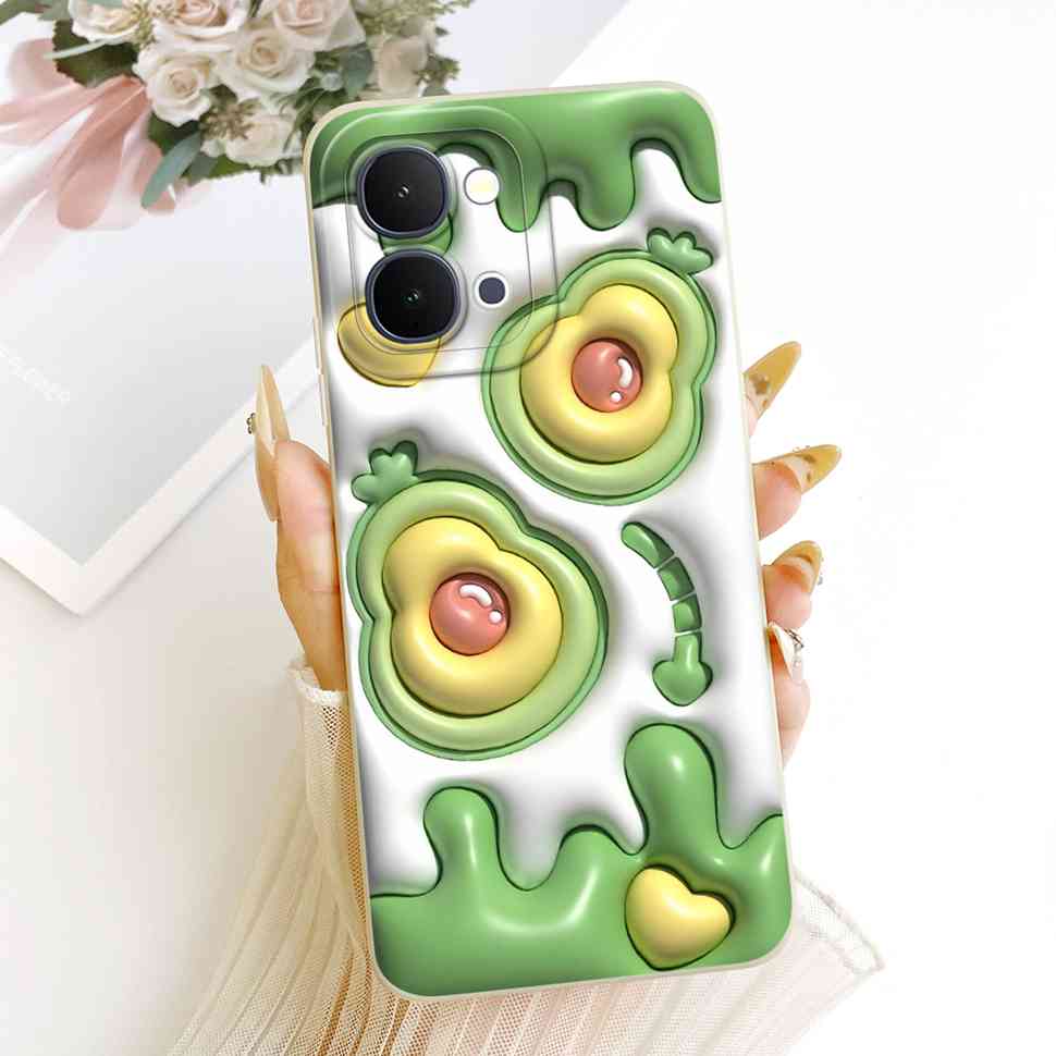 For Vivo Y31d 4G V2543 Case Fashion Cartoon Painting Silicone Full Protcetion Back Cover For Vivo Y 31d Y31D 4G Bumper Shell