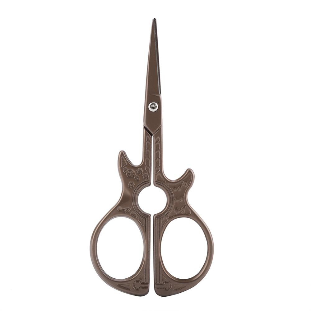 Guitar Pattern DIY Scissors Stainless Steel Cutting Scissors Sewing Scissors For DIY Crafting