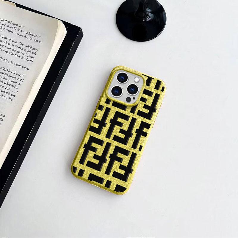 Letter F Lichee Pattern Phone Case For iPhone 17 Pro Max Air 16 16e 15 14 13 12 11 Pro Max Plus X XS MAX XR Back Cover