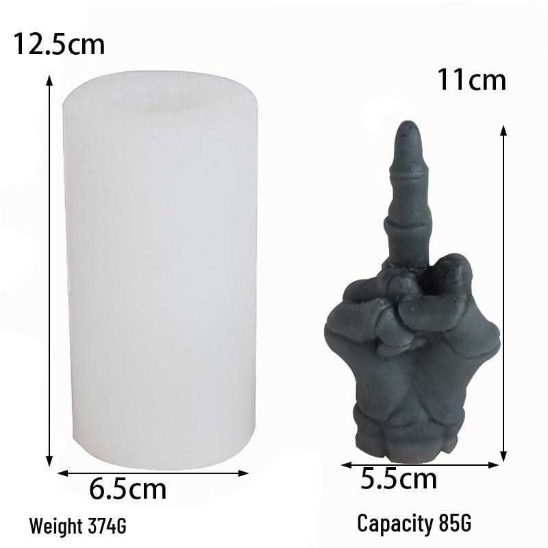 Middle Finger Silicone Mold for Weight Loss Aromatherapy & Cake Decoration