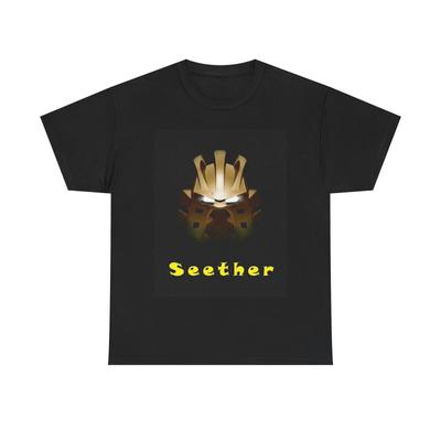 Seether T-shirt Vintage Rock Ironman Retro Concert Unisex Heavy Cotton Tee