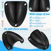 #58F Outdoors,4 Pcs Nylon 2.5Inch Marine Wire Cable Vent Cover, Vent for Boat,black