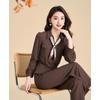Kebell Women's Classic Retro Shirt & Pants Two-Piece Set