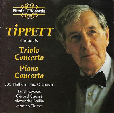 CD SIR MICHAEL TIPPETT , BBC PHILHARMO - Tippett Conducts • Triple Concerto  NI5301 Nimbus Records 1991 UK Soul/Funk Used