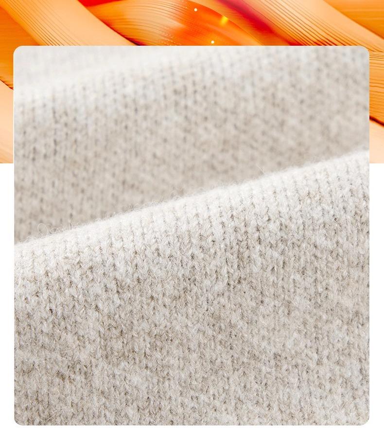 Men's Plus Size Retro Lapel Knitwear Sweater - Autumn/Winter Casual Versatile Style