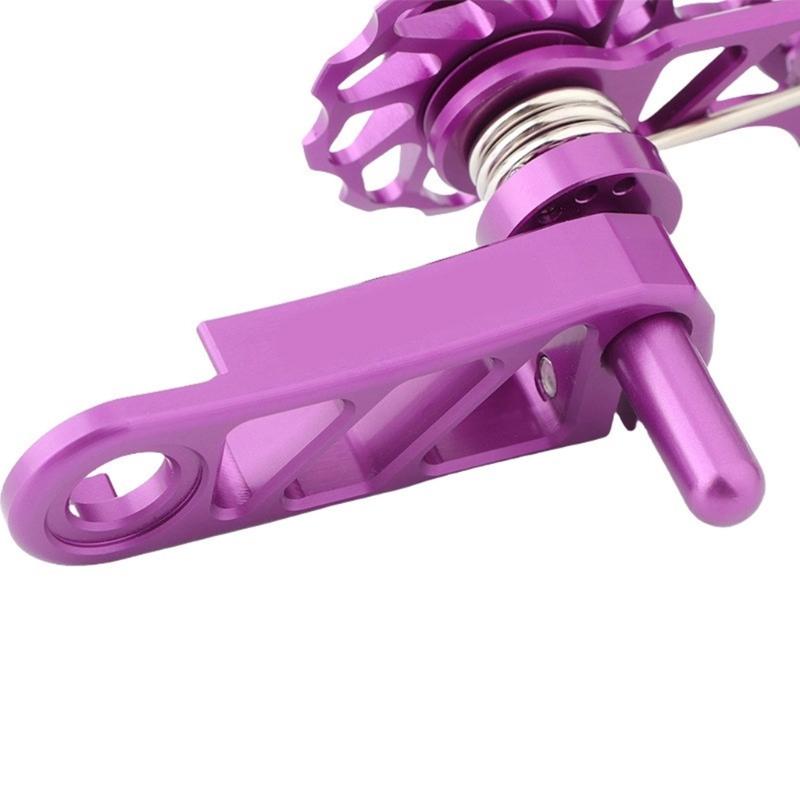 Single Speed Mountain Bike Chain Tensioner 11T Guide Roller Cycling Double Spring Chain Guide Bike Protectors Easy To Use