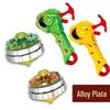 Free Shipping Dual Alloy Burst Gyro Toy - Magic Light Pull String Battle Gyro