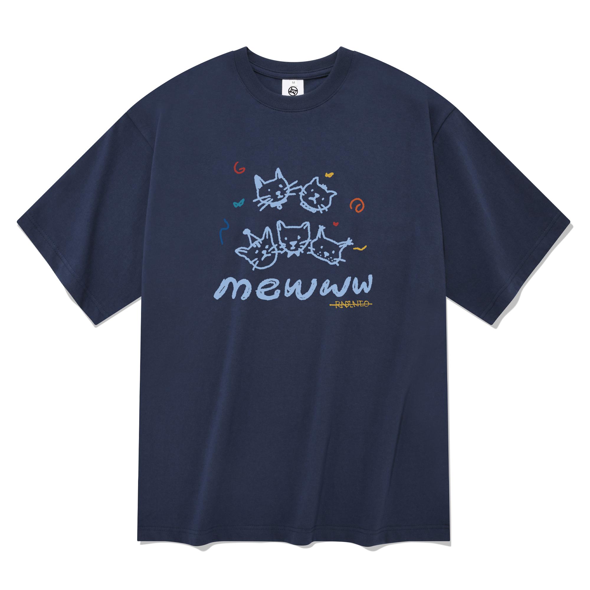 Radineo Mew Short Sleeve T-Shirt Navy Navy (Navy)/S