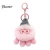 Draagbare Sleutelhanger Pluche Octopus Sleutelhanger, Donsachtig Gevuld Zee Dieren Tas Hanger, Hangende Sleutelhanger Gebreide Muts met Sleutelring voor Rugzakken en Handtassen Zacht