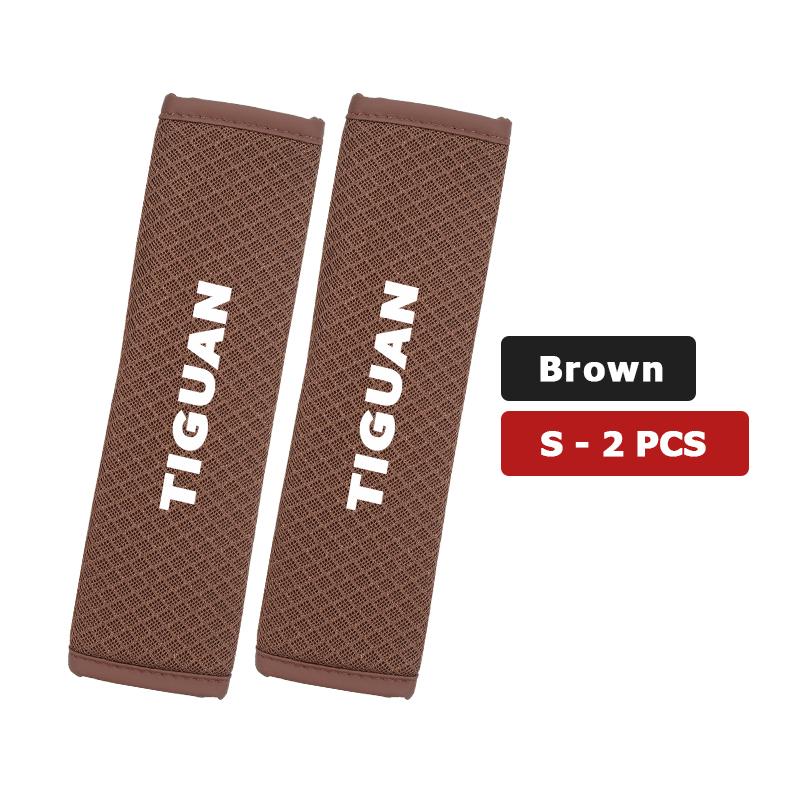 BAD1 28cm Car Seat Belt Shoulder Net Breathable Guard For Volkswagen VW Tiguan Scirocco Sagitar Magotan 4 5 6 7 MK4 MK5