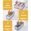 Underwear Storage Organizer for Clothes Separated Socks Shorts Bra Storage Boxs Dormitory Closet Organizer Drawer Washable