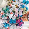 Artificial Flower 3D Butterflies Wedding bridal bouquet Garden arch Party Home table Scrapbook Wreath Diy Gift Box Hotsale Decor
