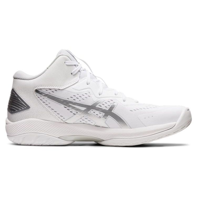 Asics Gel-Hoop V15 Fashion Versatile Mid-Top Basketball Shoes Men Sneakers White Silver 1063A063-100