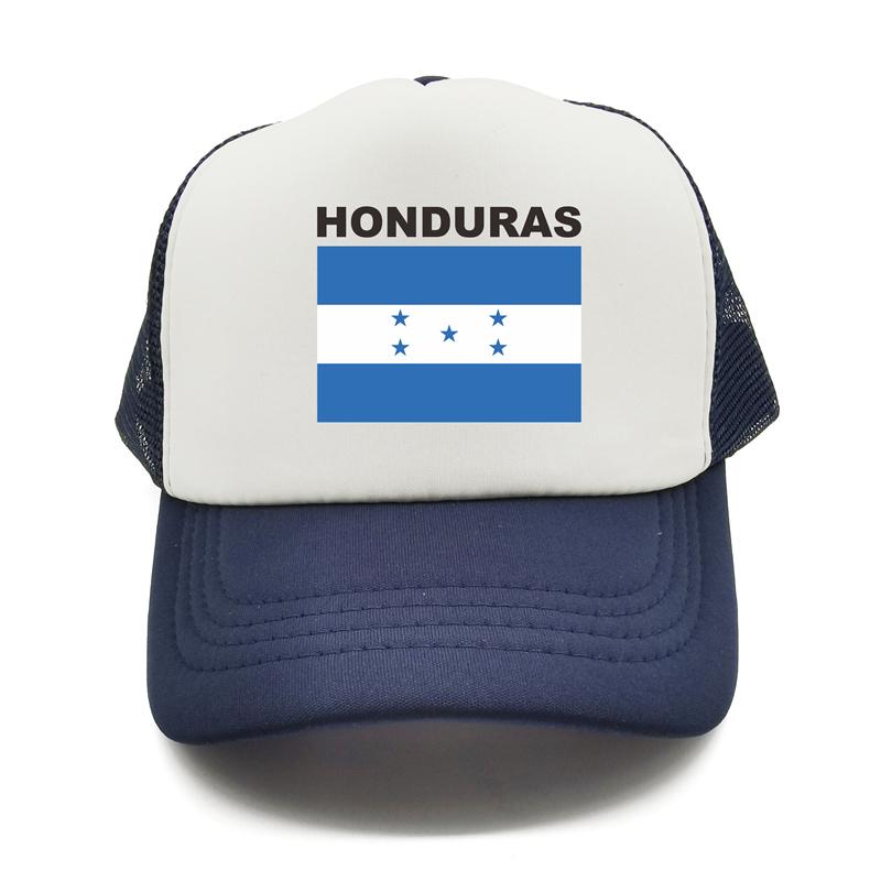 Honduras Trucker Cap Summer Unisex Cool Country Flag Hat Baseball Caps Unisex Outdoor Mesh Net Caps