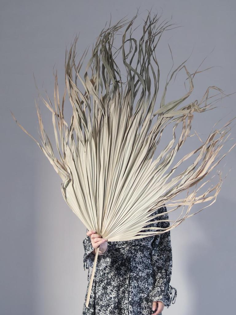 Wabi-sabi Dried Flower Arrangement: Reed, Pine Cones, Cotton, Wheat, Poppy Bouquet