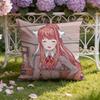 D-Doki L-Literature ClubS Federa per Cuscino Casa & Auto Copricuscino a Doppia Scena: Reversibile per un Comfort Premium