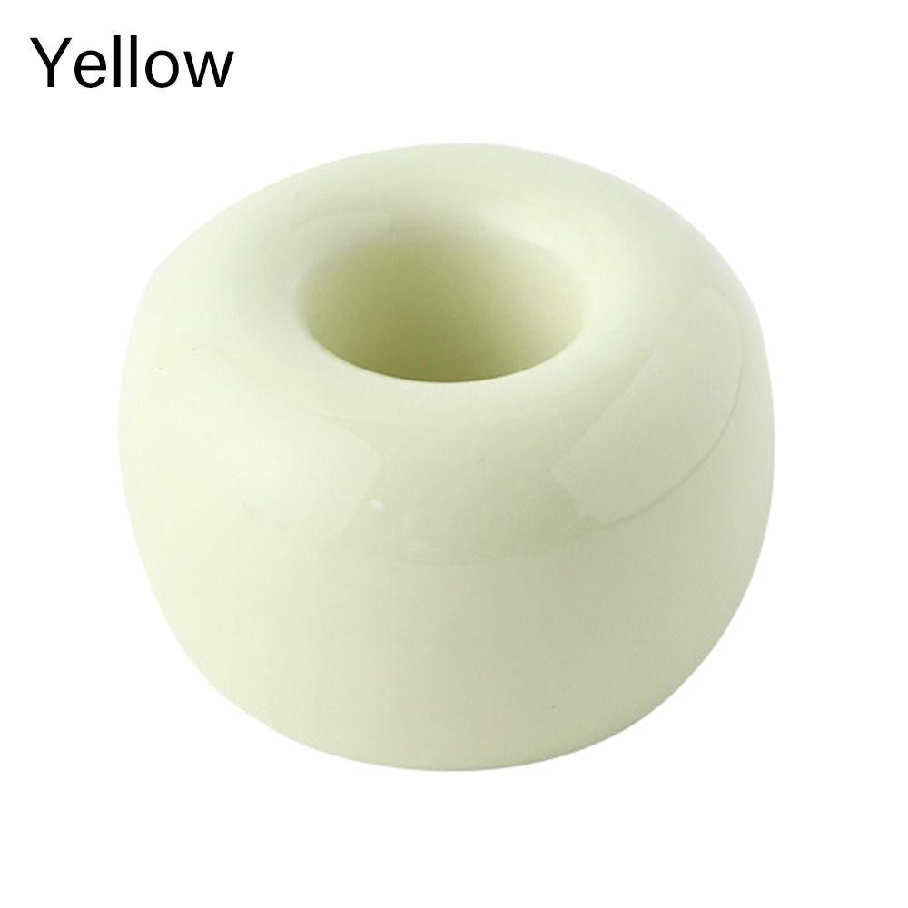 

Frame Storage Ceramic Support Base Toothbrush Holder Bathroom Organizer Tooth Brush Stand Shelf жёлтый