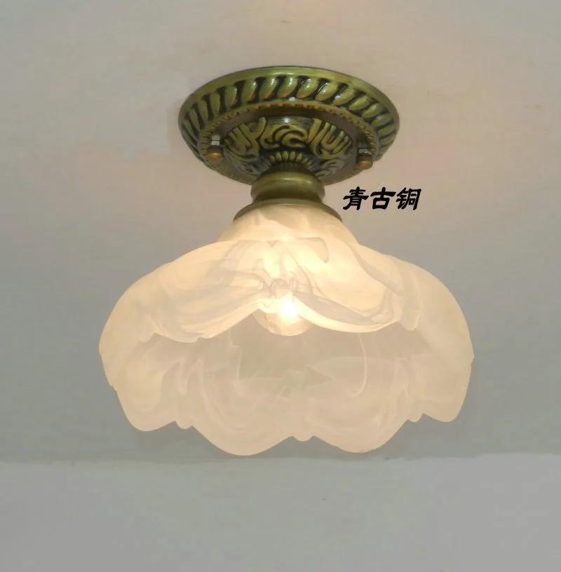 European Creative Simple Retro LED Ceiling Lamp Living Room Dining Room Corridor Porch Balcony Decorative Lighting