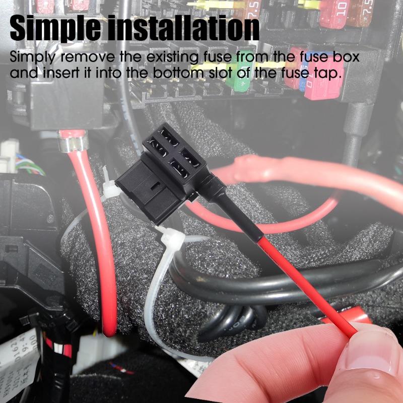 Car Fuse Box Electrical Appliances Mini Small Medium Car Fuse Holder Add-a-circuit Power Supply Adapter Auto Circuit Extender