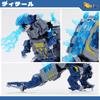 BEASTBOX 52TOYS BB-29SZ SUBZERO Transforming Toy, Cube To Dinosaur, Pre-painted, Highly Articulated Action Figure, Transforms from Mecha Beast To