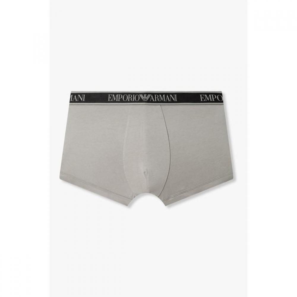 Emporio Armani Men S briefS Two Tone Jacquard Logo 08m6112301 S(95)