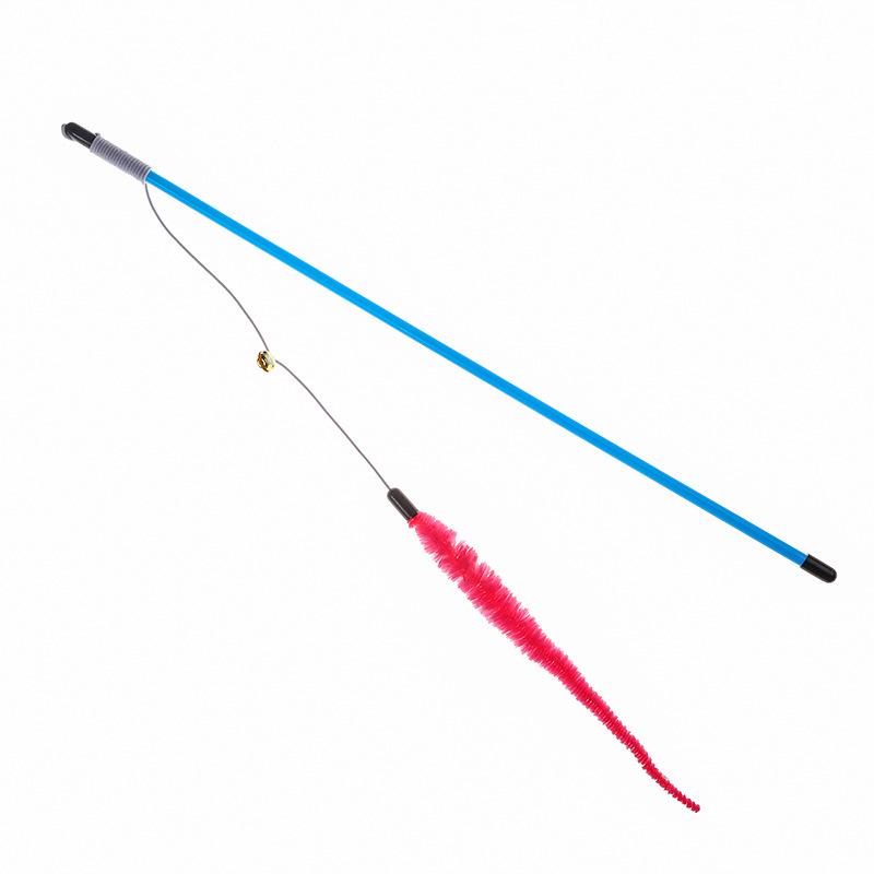 Caterpillar Teaser Wand Replacement Head - Six Colors Cat Toy for Self-Entertainment