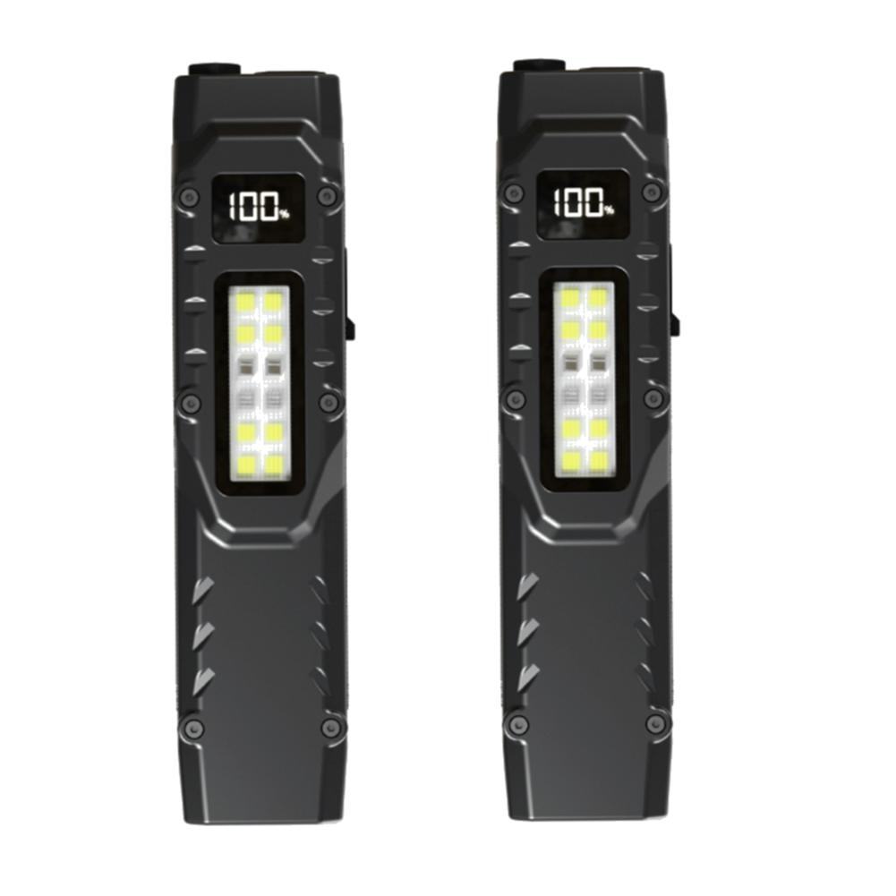 Portable Flashlight 1200 Lumens USB Rechargeable Tactical Flashlight IPX44 Waterproof Outdoor Emergency Light