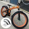 Bike Fenders 26/20" X4.0 Fat Tire Mud Guards Bike Mudguard Front Rear Set Accs for Snowroad Mountain Road Bike Traveling Outdoor