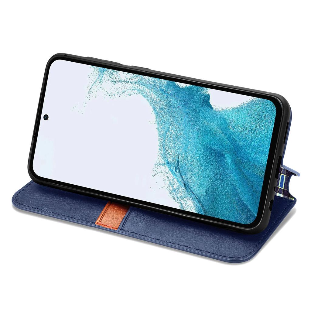 For Samsung Galaxy A36 5G PU Leather Case Rhombus Imprint Wallet Stand Phone Cover