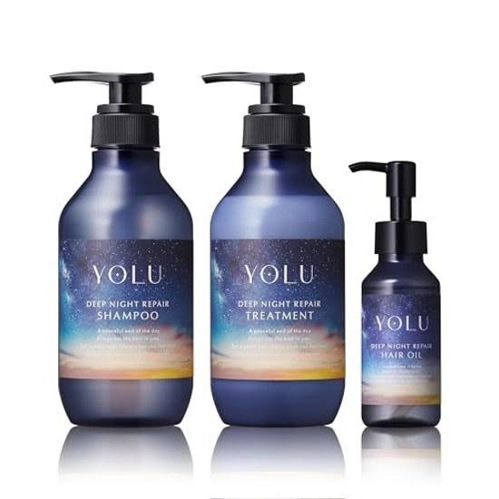 YOLU Yor Shampoo Treatment Hair Oil 3-piece Set Deep Night Repair