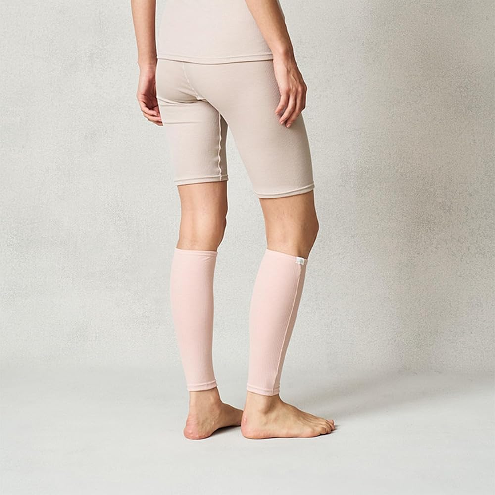ReFa Vital Tech Moisture Ribbed Leg Warmers Black Size S-L