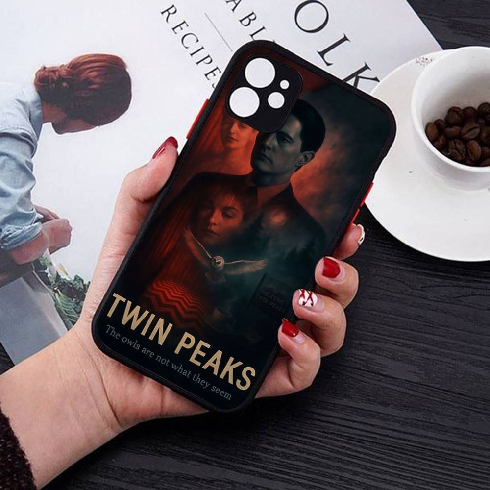 

Twin Peaks TV Series For IPhone 11 12 13 14 15 16 Pro Max Plus X XS MAX Shockproof Matte Back Cover iphone 12 pro