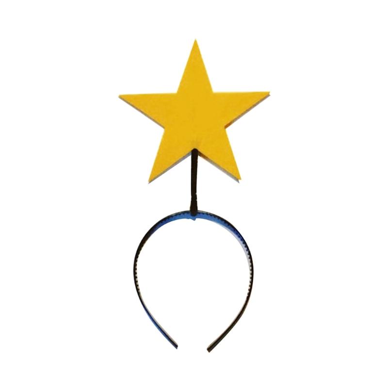 

Halloween Star Headbands Fun Headwear Hairbands Star Headwear Eye-catching Hairbands Birthday Party Wear