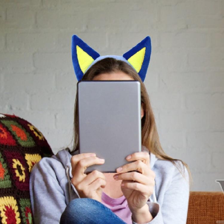 Cosplay Anime Character Headband Plush Funny Dog Ear Shape Hair Hoop for Girl