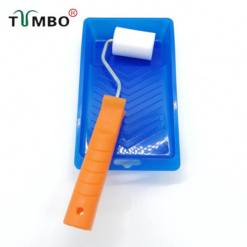 2-4 Inch Water-Based Sponge Roller & Brush Set for Kids  Graffiti Painting