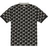 New MLB MONOGRAM Collection New York Yankees SS24 Polo Shirt Unisex Black 3APQM0443-50BKS