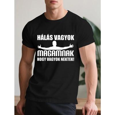 European Size Funny And Engaging Hungarian Slang Men'S Short-Sleeve Summer T-Shirt