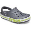 Crocs Baya Band Clogs Slate Gray Lime Punch 205089 0gx