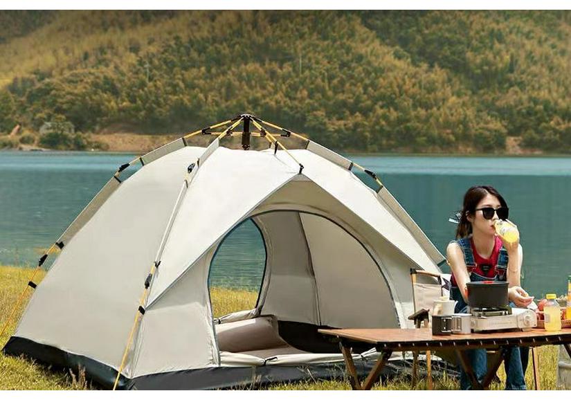 Portable Fully Automatic Quick-Open Camping Tent with Sun Protection and Rainproof Features