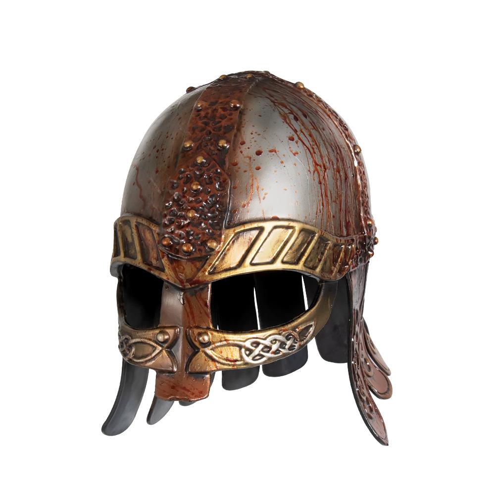 

Renaissance Helmet Retro Cosplay Prop Helmet Medieval Viking Helmet Renaissance For Theater Party Decoration золотий