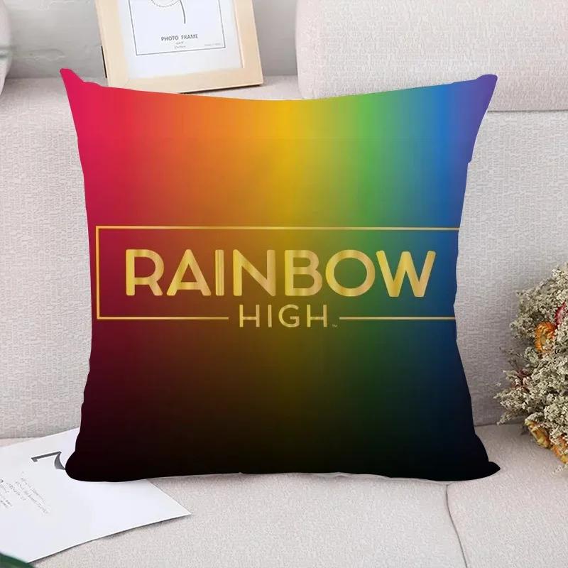 

Наволочки Rainbow High Наволочка Чехол для подушки Декоративные подушки для дивана Осенний декор Подушка для пары Наволочки x 66x66cm