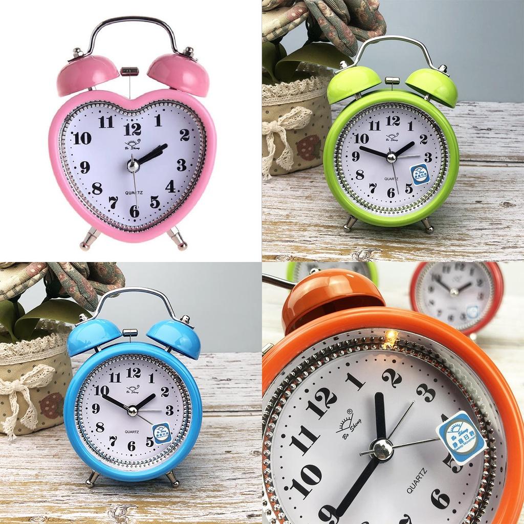 Personalisierter Metallwecker mit Nachtlicht, modische Studentenwahl